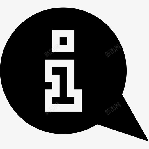 支持聊天气泡帮助svg_新图网 https://ixintu.com 支持 聊天 信息 气泡 帮助 小黑