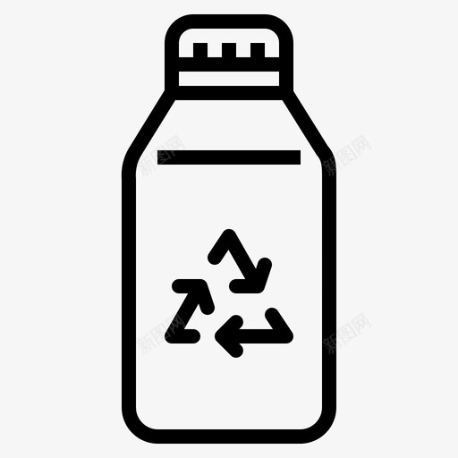 玻璃瓶回收svg_新图网 https://ixintu.com 玻璃瓶 回收