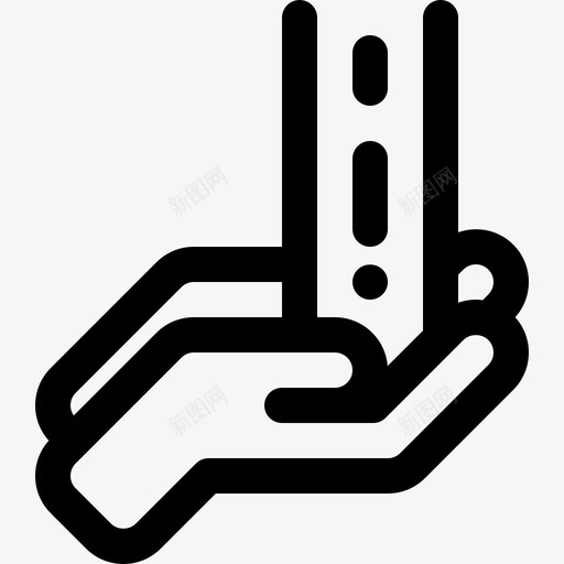 洗手卫生水svg_新图网 https://ixintu.com 洗手 卫生 生水 电晕 病毒 轮廓