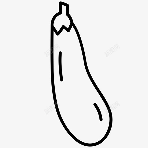 茄子小胡瓜蔬菜svg_新图网 https://ixintu.com 蔬菜 茄子 小胡 胡瓜 西葫芦