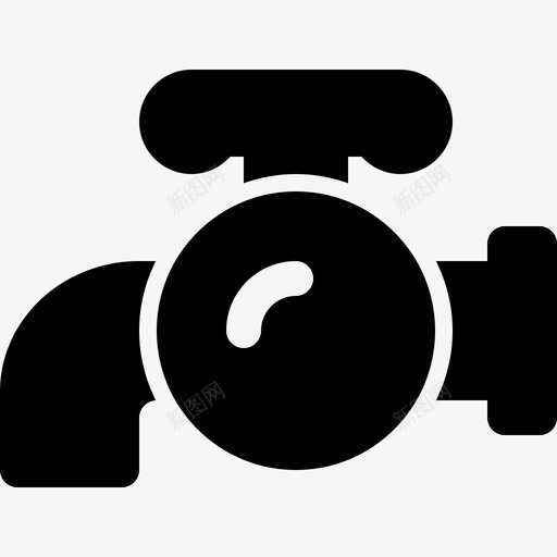 水龙头厨房水管svg_新图网 https://ixintu.com 水龙头 厨房 水管 水龙 头水 家电 雕文