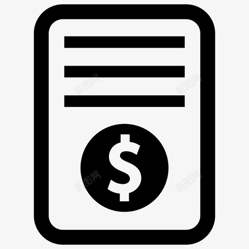 票据发票单据收据svg_新图网 https://ixintu.com 票据 发票 单据 收据 财务 业务 办公