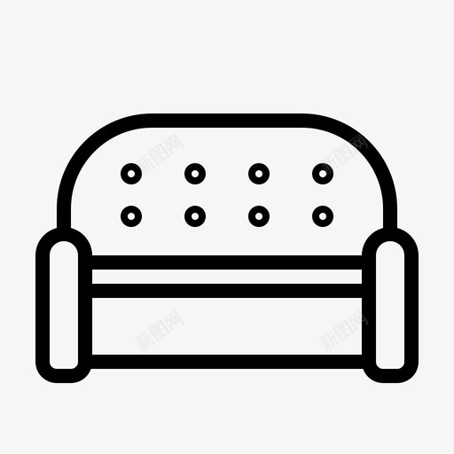 沙发椅子沙发床svg_新图网 https://ixintu.com 沙发 椅子 家具