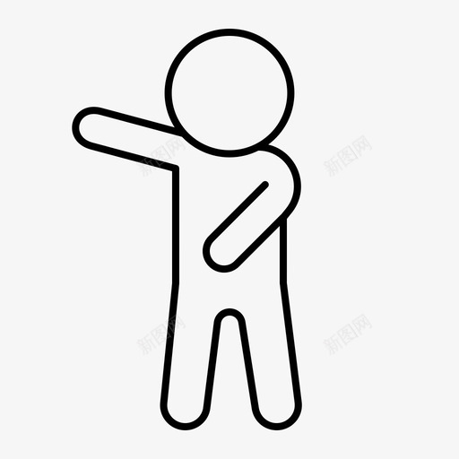 人舞蹈身材svg_新图网 https://ixintu.com 舞蹈 身材 男人 站着