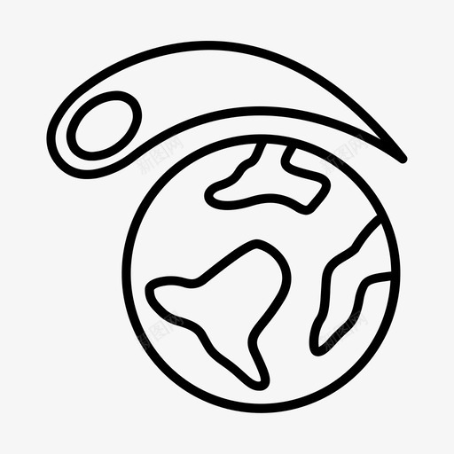 小行星环绕地球天文学星系svg_新图网 https://ixintu.com 小行星 环绕 绕地球 天文学 星系 行星 宇宙