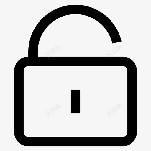 解锁门打开svg_新图网 https://ixintu.com 用户界面 锁门 打开