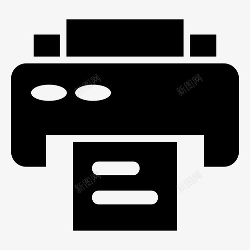 打印机业务设备svg_新图网 https://ixintu.com 打印机 业务 设备 硬件 办公室
