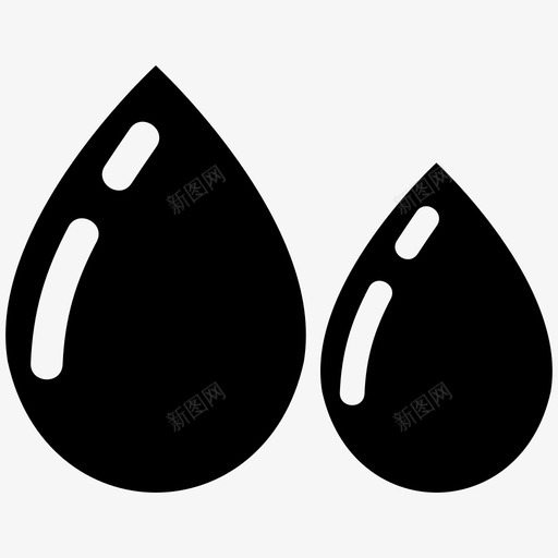 水清澈水滴svg_新图网 https://ixintu.com 清澈 水滴 液体 自然 波浪