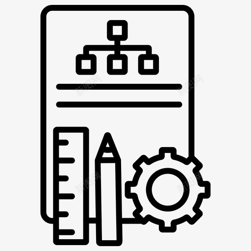 流程文档组织结构图svg_新图网 https://ixintu.com 流程 文档 组织 组织结构 结构图 计划 设置 业务 策略