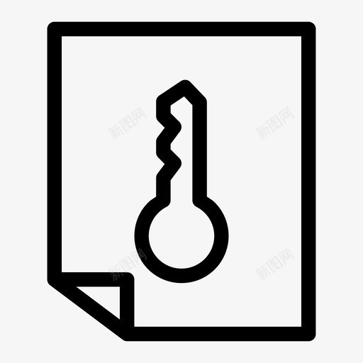 密钥文档锁定密码svg_新图网 https://ixintu.com 密钥 文档 锁定 密码 安全管理 介质