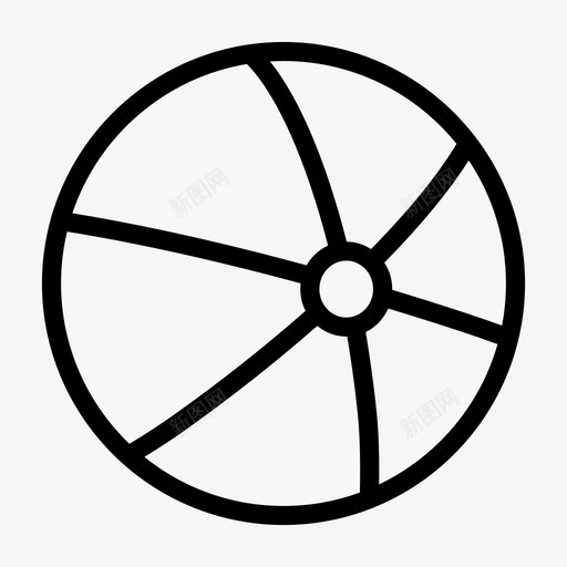 沙滩球玩具假期svg_新图网 https://ixintu.com 沙滩 玩具 假期 夏天