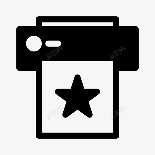 收藏夹打印保存svg_新图网 https://ixintu.com 打印 收藏夹 保存 星形 图示