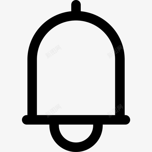 网上商店铃通知svg_新图网 https://ixintu.com 网上商店 网上 商店 店铃 通知 戒指