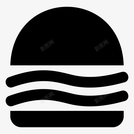 汉堡包牛肉饭svg_新图网 https://ixintu.com 汉堡包 牛肉 饭肉 三明治