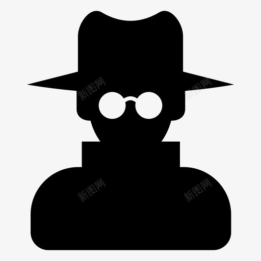 侦探化身探长svg_新图网 https://ixintu.com 侦探 化身 探长 职业 研究员