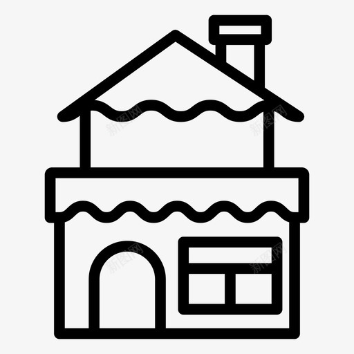 房子饼干姜饼svg_新图网 https://ixintu.com 房子 饼干 姜饼家 圣诞节