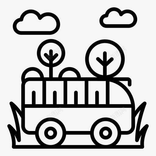 公共汽车野餐公共交通svg_新图网 https://ixintu.com 公共汽车 野餐 公共 交通旅游 旅游 春游