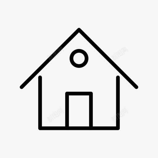 住宅公寓办公室svg_新图网 https://ixintu.com 住宅 公寓 办公室 房地产 基本 用户界面