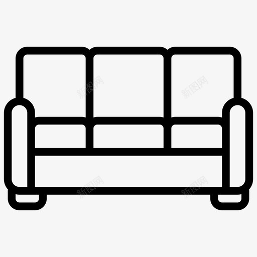 沙发家具第二卷svg_新图网 https://ixintu.com 沙发 家具 第二