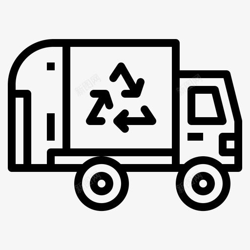 垃圾车汽车回收svg_新图网 https://ixintu.com 垃圾车 汽车 回收
