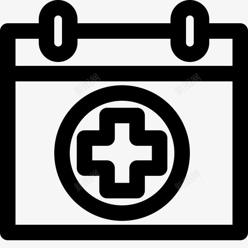 健康与医院议程预约svg_新图网 https://ixintu.com 健康 医院 议程 预约 日历 医疗