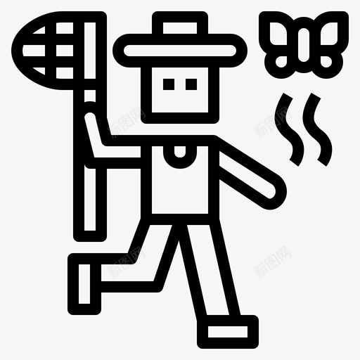 捕捉蝴蝶昆虫svg_新图网 https://ixintu.com 捕捉 昆虫 蝴蝶