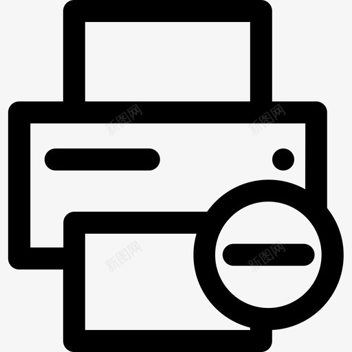 网上商店删除文件svg_新图网 https://ixintu.com 网上商店 删除 文件 传真 打印 打印机