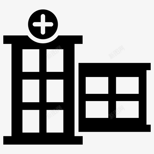 医院中心诊所svg_新图网 https://ixintu.com 医疗保健 医院 中心 诊所