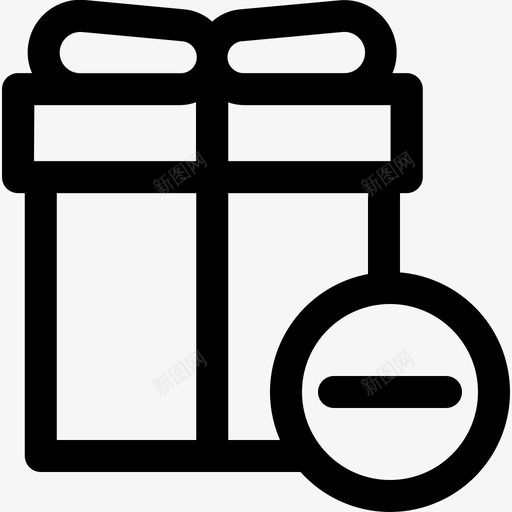 包装盒删除礼品svg_新图网 https://ixintu.com 包装盒 删除 礼品 礼物 拉各 特线
