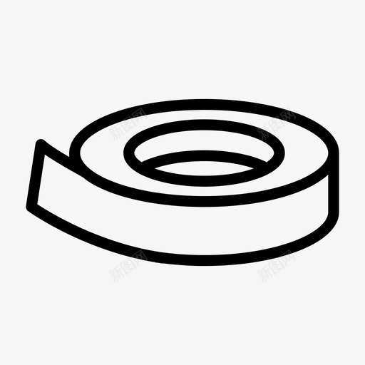 透明胶带办公室工具svg_新图网 https://ixintu.com 透明 透明胶 胶带 办公室 工具 文具