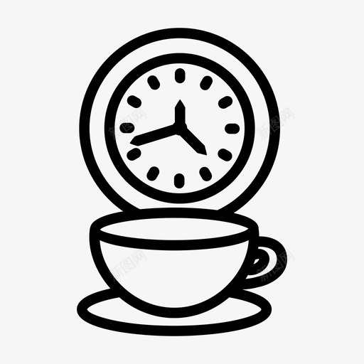 茶点时间咖啡茶点svg_新图网 https://ixintu.com 茶点 时间 咖啡 咖啡茶