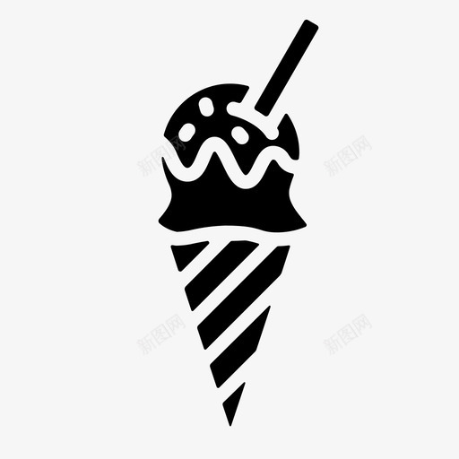 带顶料和薄片的冰淇淋圆锥体喷雾svg_新图网 https://ixintu.com 冰淇淋 带顶 薄片 圆锥体 喷雾 冰棒 装满