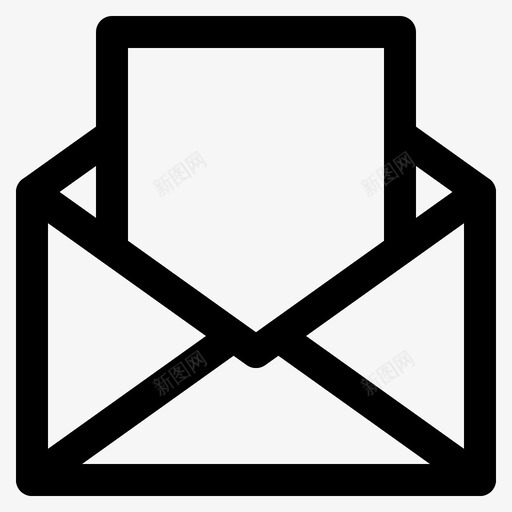 电子邮件联系人消息svg_新图网 https://ixintu.com 电子邮件 联系人 消息 邮件 线路