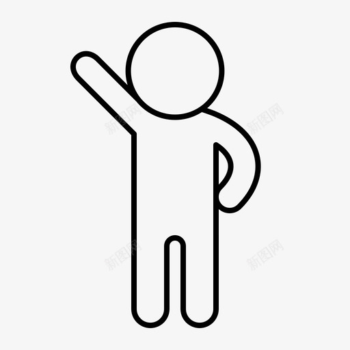 人舞蹈身材svg_新图网 https://ixintu.com 舞蹈 身材 男人 站着