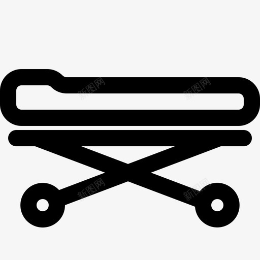 卫生与医院轮床病人svg_新图网 https://ixintu.com 卫生 医院 轮床 病人 担架 拉各 特线