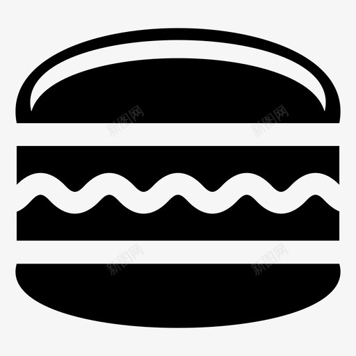 汉堡包牛肉饭svg_新图网 https://ixintu.com 汉堡包 牛肉 饭肉 三明治