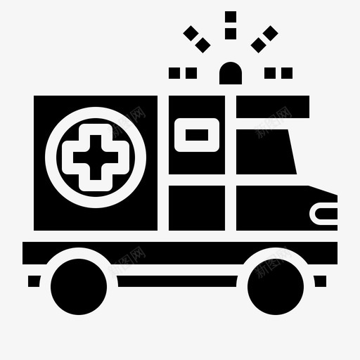 救护车护理医疗svg_新图网 https://ixintu.com 救护车 护理 医疗保健 医疗