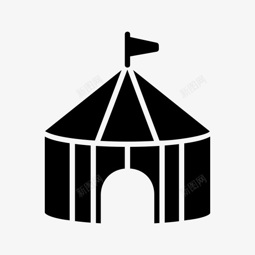 马戏团帐篷游乐园娱乐svg_新图网 https://ixintu.com 马戏团 帐篷 游乐园 娱乐 集市 自由 时间