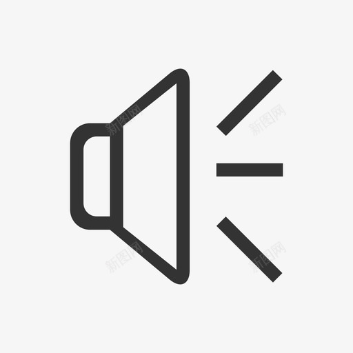 喇叭1svg_新图网 https://ixintu.com 喇叭