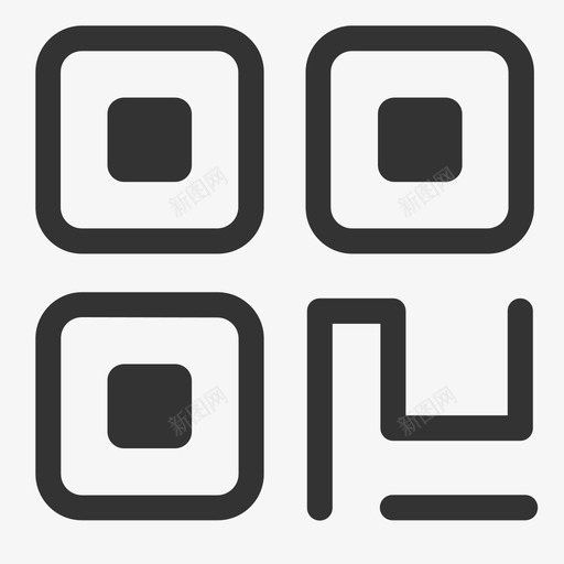 二维码01svg_新图网 https://ixintu.com 二维