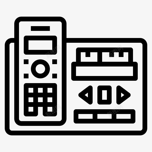 无线电话通信电话机svg_新图网 https://ixintu.com 无线电话 通信 电话机 技术