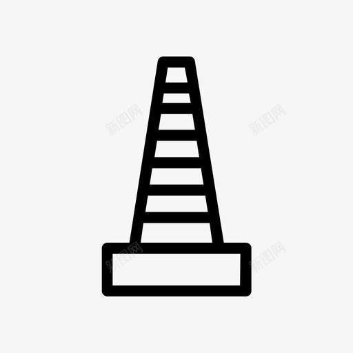 锥体施工设备svg_新图网 https://ixintu.com 施工 工具 锥体 设备 安全
