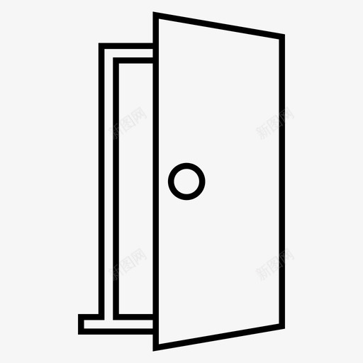 门大楼出口svg_新图网 https://ixintu.com 大楼 出口家 房子