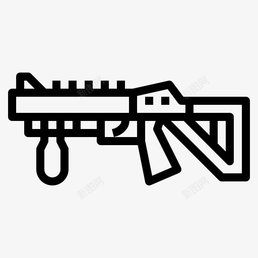 榴弹发射器枪步枪svg_新图网 https://ixintu.com 榴弹 发射器 步枪 武器