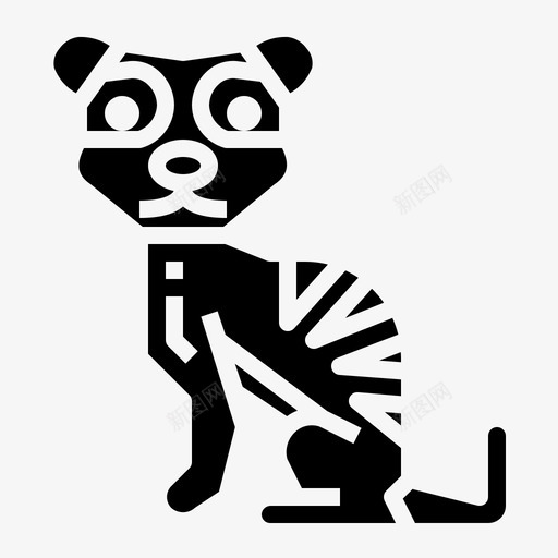 猫鼬动物野生动物svg_新图网 https://ixintu.com 野生动物 猫鼬 动物 动物园