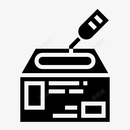包装盒子标签svg_新图网 https://ixintu.com 包装 包装盒 盒子 标签 购物 实体 实体图 图标