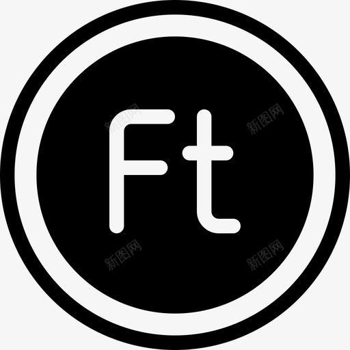 福林商业货币svg_新图网 https://ixintu.com 福林 货币 商业 金融 匈牙利 主要 字形