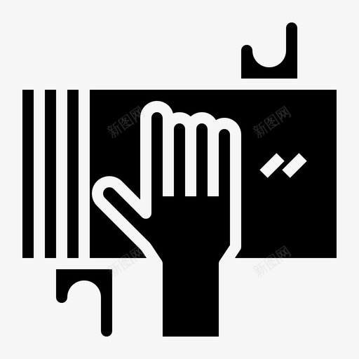 抹布干净手svg_新图网 https://ixintu.com 抹布 干净 净手 毛巾 厨房 工具 实心 图标