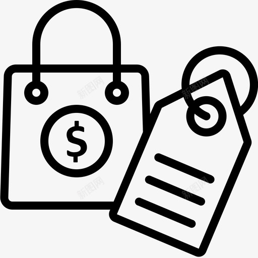 大减价标价购物svg_新图网 https://ixintu.com 减价 标价 购物