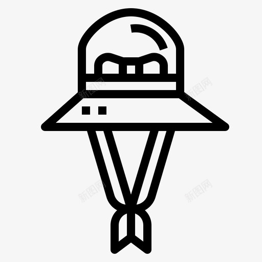 草帽配件时尚svg_新图网 https://ixintu.com 草帽 配件 时尚 女士